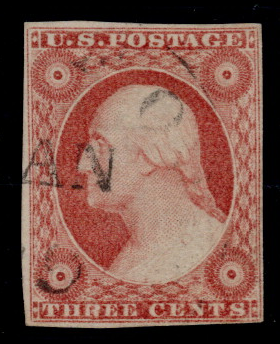 1855 Washington, Type I - U.S. #11 sold at Winchester Discounts