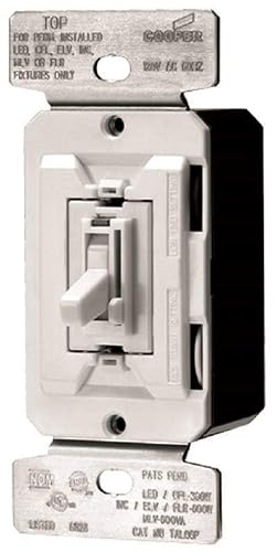 Eaton TUL06P-C2 Universal Toggle Dimmer 120V available at Winchester Discounts