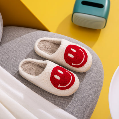 Melody Smiley Face Cozy Slippers